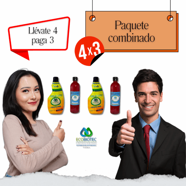 Paquete combinado 4x3